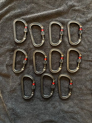 Moschettone vite petzl d - a,
